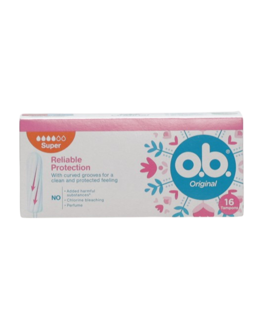 O.B. Tampoane igienice 16 buc Original Super