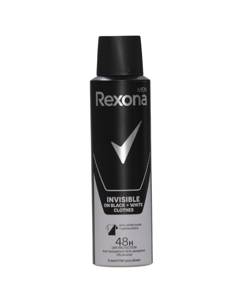 Rexona spray deodorant barbati 150 ml Invisible Black & White