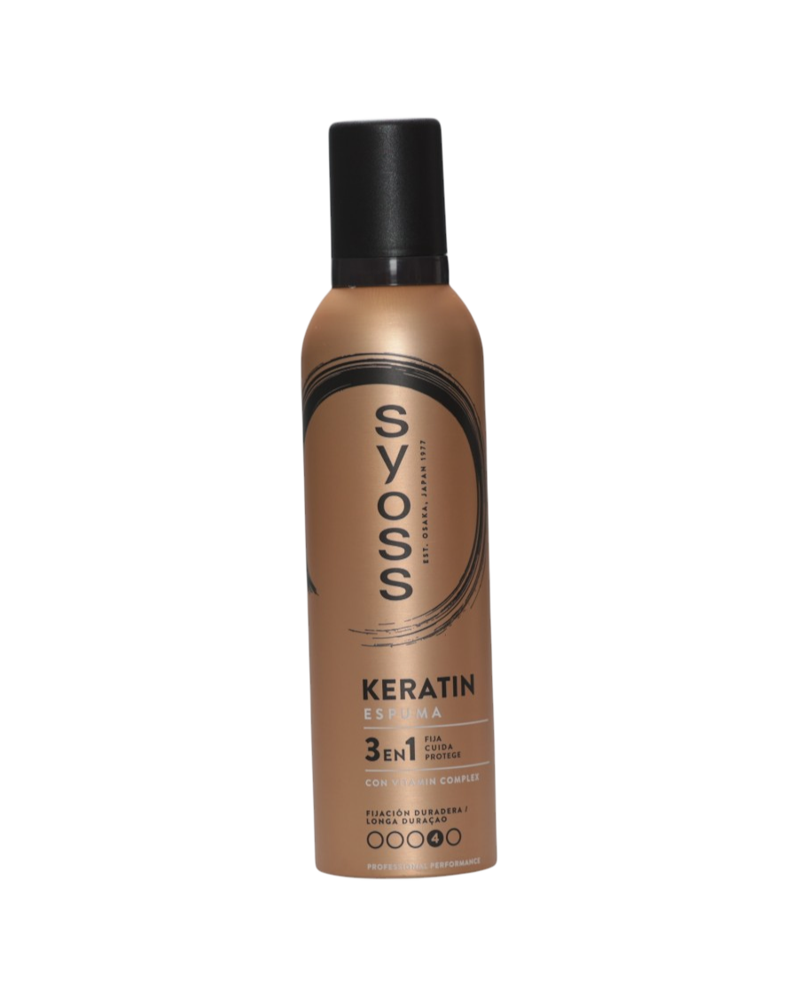 Syoss spuma de par 250 ml Keratin 3in1 nr. 4