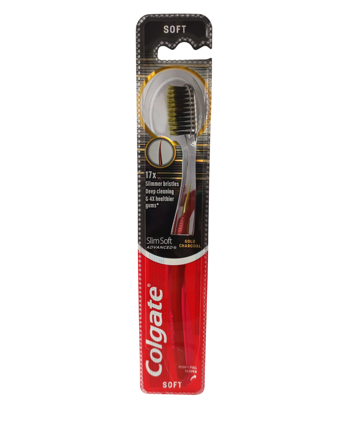 Colgate periuta de dinti 1 buc Slim soft Gold Charcoal