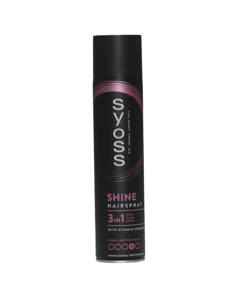 Syoss fixativ de par 300 ml Shine nr. 4
