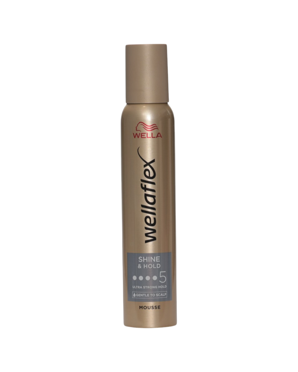 Wellaflex spuma de par 200 ml Shiny & Hold nr. 5