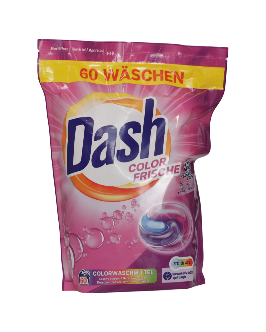 Dash detergent capsule 60 buc 60 spalari 3in1 Color