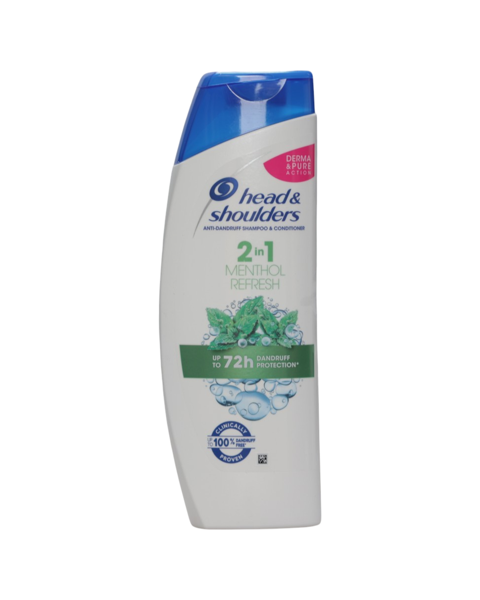Head & Shoulders sampon 400 ml 2in1 Menthol